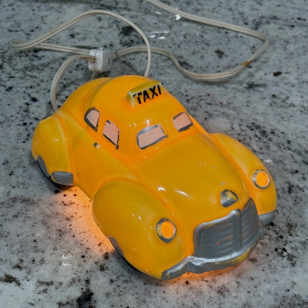 Vintage I.W. Rice & Co Taxi Lamp Working Condition IW Rice I W Rice night light